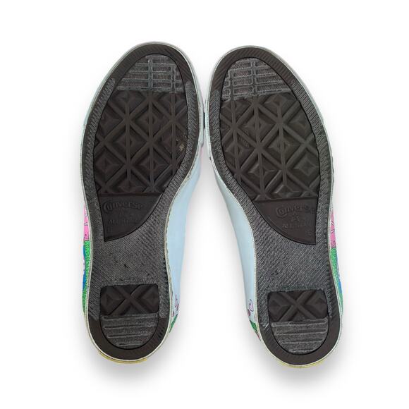 80s Chuck Taylor All Star High Top doodle painted Sneakers - Picture 11 of 13